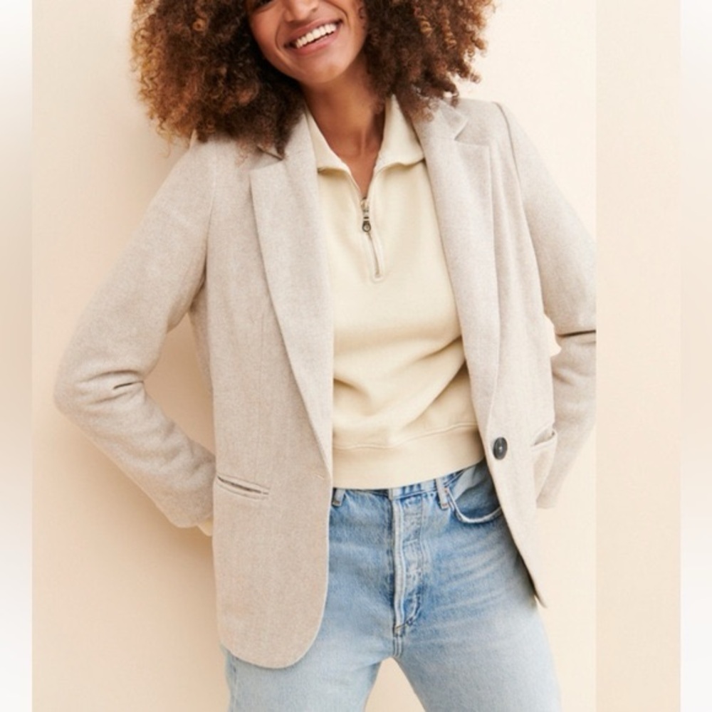ASTR Oversized Wool Blazer